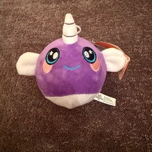 Adorable Purple Narwhal Plush for Kids